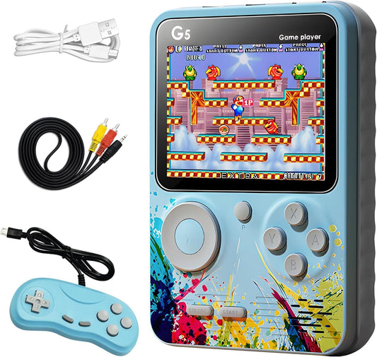 G5 Retro Handheld Game Console 500 in 1 Colorful Game for Kids