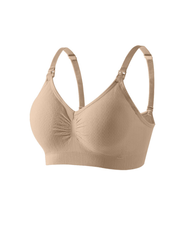 High Quality Single Handed Front Buckle Nursing Bra Breathable Women Breastfeeding Underwear Seamless Maternity Bra Push Up - Image 6