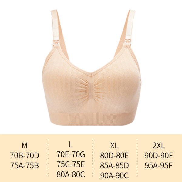 High Quality Single Handed Front Buckle Nursing Bra Breathable Women Breastfeeding Underwear Seamless Maternity Bra Push Up - Image 7