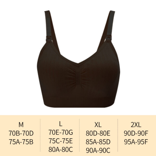 High Quality Single Handed Front Buckle Nursing Bra Breathable Women Breastfeeding Underwear Seamless Maternity Bra Push Up - Image 11