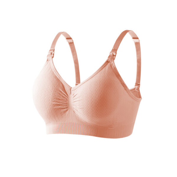 High Quality Single Handed Front Buckle Nursing Bra Breathable Women Breastfeeding Underwear Seamless Maternity Bra Push Up - Image 13