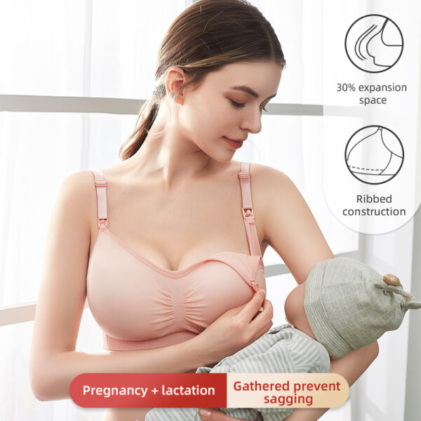 High Quality Plus Size Nursing Bra Breathable Women Breastfeeding Underwear Seamless Maternity Bra Push Up - Image 16