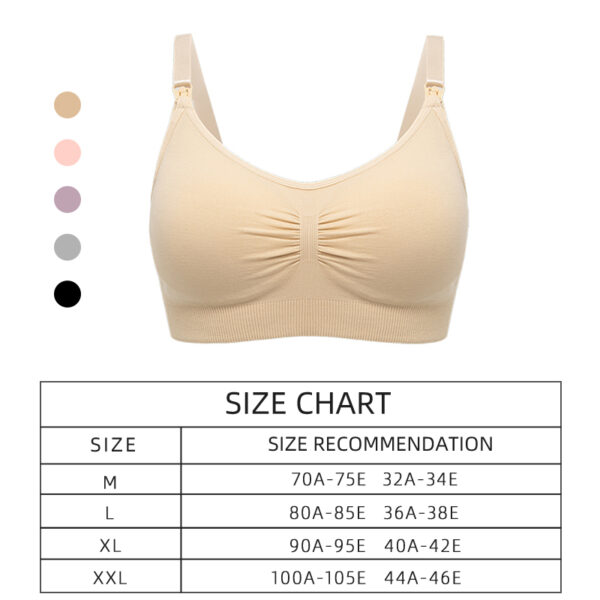 High Quality Plus Size Nursing Bra Breathable Women Breastfeeding Underwear Seamless Maternity Bra Push Up - Image 17
