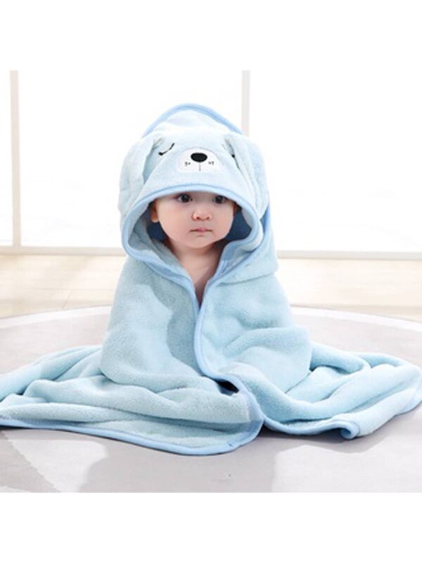 Cartoon Baby Bath Towel Elephant Style Swaddle Baby Newborn Blanket - Image 9